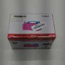 IDAODAN Electric Balloon Pump, Portable Electric Balloon Blower Machine Balloon Air Pump Dual Nozzle Rose Red 110V 600W Balloon Inflator for Party Decorations, Purple Blue