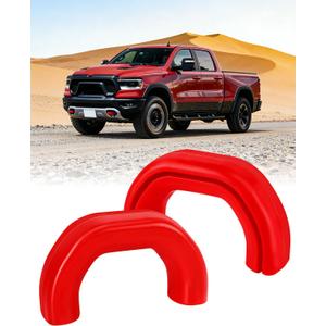 Tow Hook Covers, Fit for RAM 2500/3500 2019-2026, Silicone Tow Hitch Covers Compatible with RAM 2500/3500 Accessories, Protects Front Tow Hooks from Debris, Weather (Red)