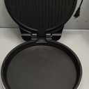 FineMade Electric Griddle Nonstick, Multi-Funtional Quesadilla Maker 10 Inch, Electric Grill Indoor, Pancake Griddle & Pan, Smokeless Indoor Grill, Non-stick Surface, Silver