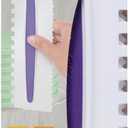 Wilton Comb Icing Smoother For Cake Decorating, Buttercream Frosting For Perfect Cakes, White And Purple Cake Scraper Smoother, 9x3 Inch, 3-Piece