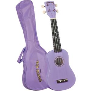 Diamond Head, 4-String Soprano Ukulele, Violet, DU-118)