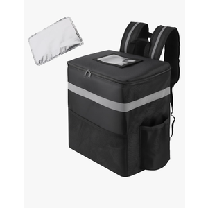 Insulated Food Delivery Backpack with 2 Cup Holder, Cooler Bags for Hot/Cold Food for Bike, Insulated Reusable Grocery Shopping Backpack for Doordash(Black) Insulated Food Delivery Backpack with 2 Cup Holder, Cooler Bags for Hot/Cold Food for Bike, Insulated Reusable Grocery Shopping Backpack for Doordash(Black)