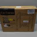 Toilet Safety Rail - Adjustable Detachable Medical Safety Frame for Elderly & Handicap, Heavy Duty Handles, Fits Most Toilets (Dark Gray)