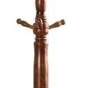 Coat Stand Wooden Coat Rack Tree with 9 HooksFree Standing Coat StandEntryway Coat Hanger Stand for Hat Clothes ScarvesEasy Assembly Easy Assembly