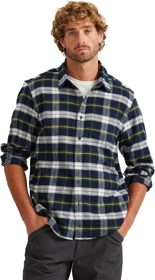 Eddie Bauer Mens Field Flannel Flex Shirt 2.0, S