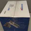 Mxnsewr Mattress Vacuum Cleaner, Ultrasonic Bed Vacuum Cleaner with 18Kpa Strong Suction, 150°F Heat & 253.7nm UVC Light, Intelligent Dual Cup, OneClick Dust Removal for Bed, Sofa, Pet Hair, White