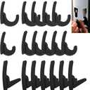 Universal Hooks for Garage Shelving and Industrial Storage Racks Compatible with Keyhole Slots, Including J&L Heavy-Duty Hooks for Garage Shelving - UV-Resistant, Holds up to 40 lbs.