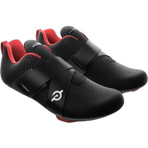 Peloton Unisex-Adult Altos Cycling Shoe (9.5 Women/8 Men, Black, Red)