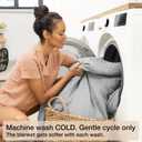 100% Cotton Muslin Blanket Large 50" x 70", Breathable and Lightweight Cotton Throw Blankets for Bed and Couch, Soft Cooling Summer Gauze Blanket for Adults All Season, Light Grey, Throw XL