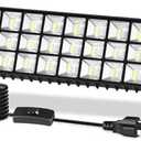 YQNLIFA 100W LED Shop Lights, 11000LM 6000K Plug in Garage Light with 6FT Power Cord, IP66 Waterproof Work Light for Garage, Outdoor, Workshop, Yard, Warehouses, Carport, Indoor