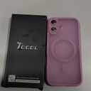 TOCOL for iPhone 17 Case, Full Camera Protection, Built-in Magnetic Ring, Compatible with Magsafe Charger, Drop Protection, Translucent Matte Phone Case for iPhone 17 6.3 inch (Lilac Purple)