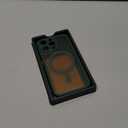 CANSHN Magnetic Compatible with iPhone 13 Pro Case, Upgraded [Full Camera Protection] [Compatible with Magsafe] [Translucent Matte] Shockproof Protective Phone Case Cover 6.1 Inch - Deep Green