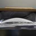 Stainless Steel Litter Box, Extra Large Litter Boxes for Big Cats, XL Metal Cat Litter Box with Lid, Anti-Urine Leakage, Non-Sticky, Include Cat Mat and Litter Scoop (Gray)