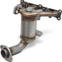 M-AUTO Catalytic Converter Compatible with 2007-2008 Dodge Caliber, 2007-2017 Jeep Compass, 2007-2017 Jeep Patriot 2.4L 4WD Direct-Fit (EPA Compliant)