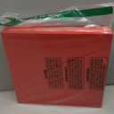 Wooden Christmas Advent Calendar with 24 Drawers, Countdown to Christmas, Refillable Wooden Advent, Red