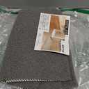 HITSLAM Shower Mat, 32x32 Inch Square Non Slip Bathtub Mat, Soft PVC Loofah Bath Mat for Tub with Hanging Holes, Quick Drying Shower Floor Mat, Without Suction Cups, Grey