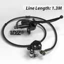 1PZ BB1-CE2 51inch Upgraded Hydraulic Brake Master Cylinder Caliper With Brake Pad Replacement for 79cc 97cc 2.8HP Baja Doodle bug DB30 Racer Motovox Go Karts Mini Bike Part