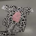 Dog Cow Costume Funny Pet Halloween Costumes Animal Cow Hoodie for Halloween Dog Cat, 10x15, S