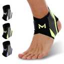Ankle Brace for Men & Women, Ankle Brace Compression Support Stabilize, Lace up Ankles Sock,Basketball Ankle Stabilizer, Foot Ankle Orthopedic Grade Tendonitis Protection (Green)