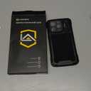 Lanhiem for iPhone 16 Pro Metal Case with Camera Cover & Stand [Compatible with MagSafe] [Built-in Kickstand] [Military-Grade Protection] Heavy Duty Rugged Magnetic Phone Case, Black