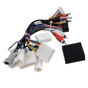 Car Stereo Wiring Harness with Canbus for Nissan X-Trail Bluebird Tiida Qashqai Navarre Sylphy Terra, Radio Wire Harness Adapter Power Socket Cable Support 16PIN JBL Amplifier Backup Camera