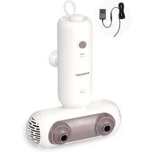 KokoSelene Bath Jets for Tub, Portable Bath Spa for Bathtub with Dual Hydro Jets, Bathtub Spa Machine Creates Soothing Bubbles for Daily Relax at Home Use (Brown)