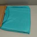 Gwine Sheer Curtains 84 Inches Long - Light Filtering Rod Pocket Window Curtain Panels for Bedroom, Elegant Soft Voile Living Room Sheer Drapes, Each 42Wx84L, 2 Panels, Aqua