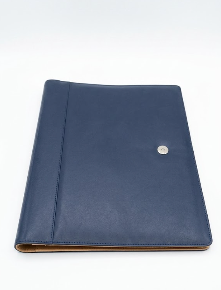 Navy Blue 3 Ring Binder With Calculator