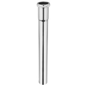 1-1/4 O.D x 12" Brass Slip Joint Extension Tube, Heavy Duty Extension Tube for Bathroom Sink Drain Tailpiece, Polished Chrome