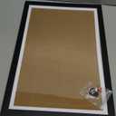 decorUhome 12x18 Picture Frame, Display Pictures 11x17 with Mat or 12x18 without Mat, Wall Mounting Photo Frame, Black, 1 Pack