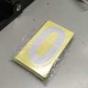 Saillong Galvanized Steel Black Post Mount Mailbox - 5 Sets Reflective Mailbox Number Stickers