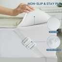 Viscose Dual Layer 2 Inch Short Queen Mattress Topper for RV Camper