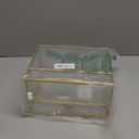 Jajamy Glass Wedding Card Box with Slot, Large Clear Card Box Gold Brass Gift Card Storage Box Perfect for Wedding Receptions, Birthday Party, Bridal Shower Greeting Card Organizer