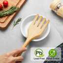4 Pack Ceramic Spoon Rest with Metal Holder, Gencywe 4.8 inch Spoon Holder for Kitchen, for Stove Top, Coffee Spoons, Ladles, Tong, Cooking Utensil Rest, Housewarming Gifts