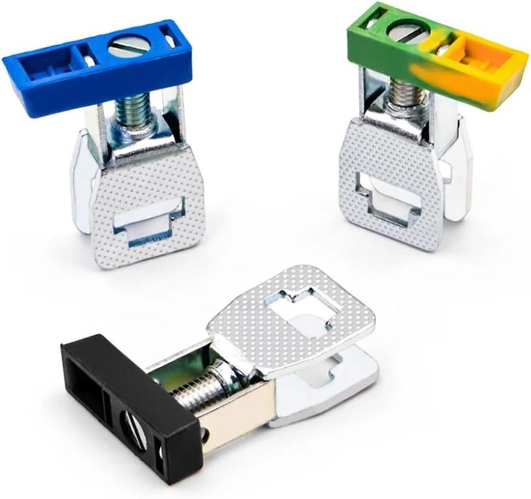10Pcs WAG16 Busbar Screw Connection Terminal Block Connector 1.5-16mm² Copper Bar Electrical Cabinet Wiring Conductor Wag 16