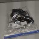 Winter Dog Coat Warm and Cat Boots Shoes Socks Waterproof Puppy Jacket Small Dog Booties Paw Protectors Stylish Hooded Coat for Puppy(Black,S)