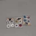 Artdone 16Jars Chrome Nail Powder Magic White Pearl Kit Mirror Effect Silver Metallic Holographic Dip Nail Powder for Resin Craft & Nail Art Fimo, Decoration Iridescent Aurora Mermaid Pigment