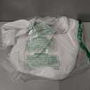 Toulite 30 Pcs White Bibs for Baby Washable Reusable Waterproof Cotton Feeder Bibs with Double Sided Design for Baby Shower Activity and Gifts