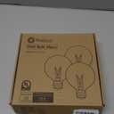 Brightown G40 Replacement Light Bulbs, Clear Globe Bulbs Replacement for Outdoor String Light, E12 Candelabra Base, Incandescent Round Bulbs for Patio Cafe Bistro Decor, 5W 120V, Warm White, 25 Pack