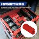 2 x Flexible Oil Funnel Reusable, Funnels for Automotive Use, Foldable Draining Tool Spill-Free, Car Accessories Multi-Purpose Rubber Oil Change Filter for Lawnmower, Truck, Motorcycle (Red)