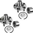 Autoround 518515 Pair Front Wheel Hub and Bearing Assembly Compatible with Ford Escape 2001-2012, Mazda Tribute 2001-2011, Mercury Mariner 2005-2011 5 Lugs (2PCS)