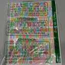 4680 Letter Stickers 30 Sheets Alphabet Stickers 0.5in Vinyl Self-Adhesive Number Alphabet Stickers, Mailbox Numbers Labels DIY Crafts Art Making, Decals for Sign, Notebook (A4, Multiple Colors)