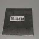 1/4" x 8" x 8" Stainless Steel Plate, 304 SS, 1/4" (.25" Thick)