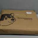 Elevated Dog Bed, Raised Outdoor Dog Bed for Extra Large Sized Dog, Portable Cooling Pet Cot with Breathable & Washable Mesh, Indoor & Outdoor Pet Hammock with Skid-Resistant Feet. (XL(48.80"x35.80"x8.00), Black)