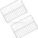 Upgraded W10256908 Oven Rack Replacement for Whirlpool Maytag Kenmore Jenn-Air Range Stove Oven Racks 24 x 15.7 IN 304 Stainless Steel Oven Wire Rack Parts 2 Pack Not Universal