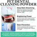 ARMOYA Dog Dental Powder - Teeth Cleaning Powder for Dogs - Dog Dental Care - Plaque & Bad Breath Off Powder Dog - Dental Care Supplies for Dogs