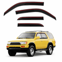 4Runner Rain Guards - Window Visors for Toyota 4Runner 1996-2002, Out-Channel Side Window Rain Guards for 4Runner Accessories, 4PCS, Black, Car Accessories