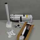 suptek Triple Monitor Mount for Most 17 to 32 inch Screens,Gas Springs Adjustment Triple Monitor Desk Mount Stand with Clamp & Grommet Kit,White(MD8003W)