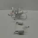 White Track Lighting Fixture Ceiling, Modern Track Light Fixtures Kitchen, 8-Light Rotatable LED Track Lights, Semi Flush Wall Sconces Lighting for Dining Room/Hallway(GU10 Socket, Bulb Not Included)