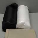 Favoyard Outdoor Seat Cushion Set 19 x 19 Inch Waterproof & Fade Resistant Patio Furniture Cushions with Removable Cover Deep Seat & Back Cushion With Handle and Adjustable Straps for Chair Sofa Couch (Beige)